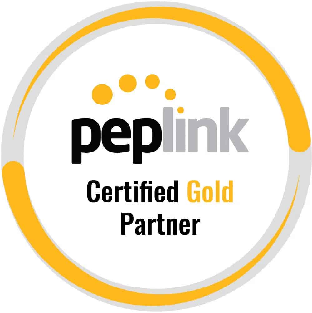 Logotipo Peplink Certified Gold Partner
