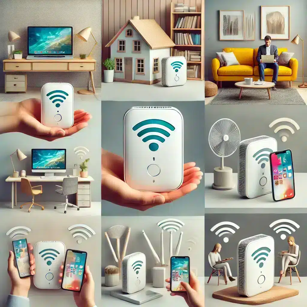 WiFi amplifier in different environments